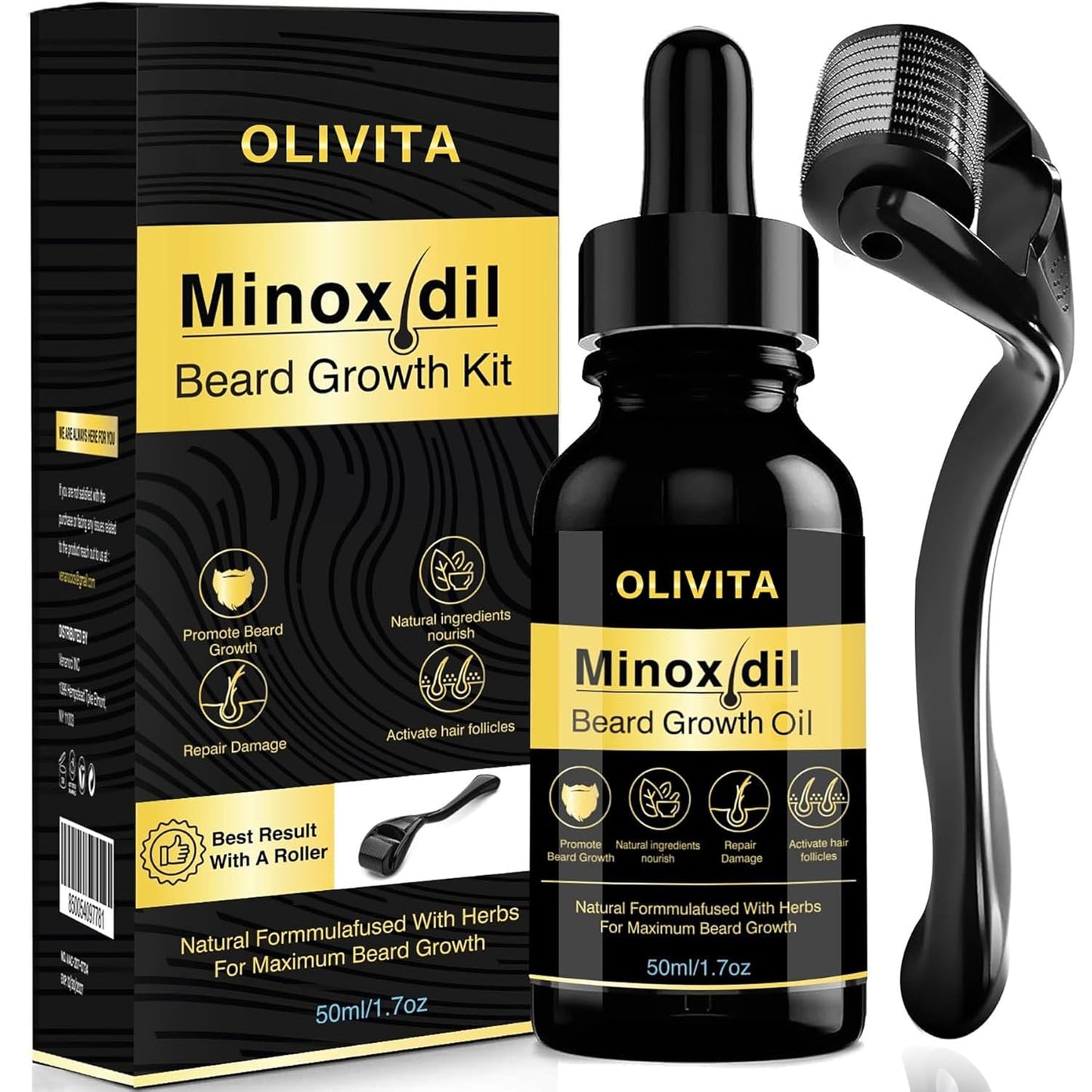 Minoxidil Beard and Hair Growth Serum