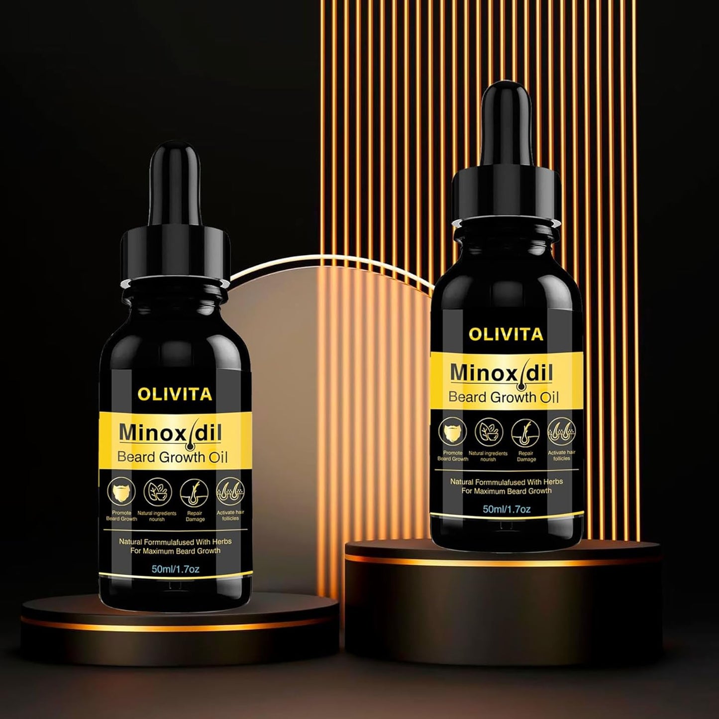 Minoxidil Beard and Hair Growth Serum